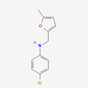 4-bromo-N-[(5-methylfuran-2-yl)methyl]aniline