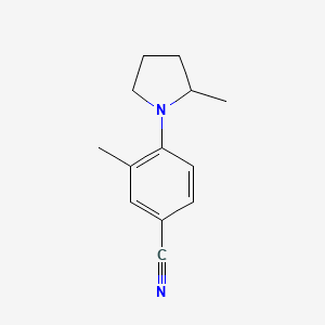 3-Methyl-4-(2-methylpyrrolidin-1-yl)benzonitrile