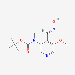 tert-Butyl (4-((hydroxyimino)methyl)-5-methoxypyridin-3-yl)(methyl)carbamate