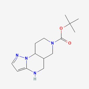 tert-Butyl 2,3,7,11-tetraazatricyclo[7.4.0.0,2,6]trideca-3,5-diene-11-carboxylate