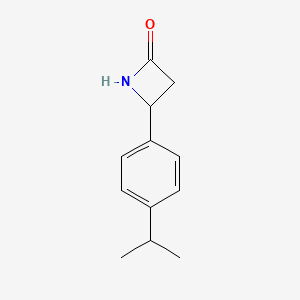 4-[4-(Propan-2-yl)phenyl]azetidin-2-one