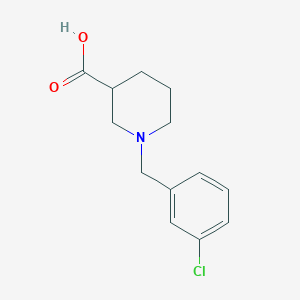 molecular formula C13H16ClNO2 B1308291 1-(3-氯苄基)哌啶-3-羧酸 CAS No. 832739-59-0