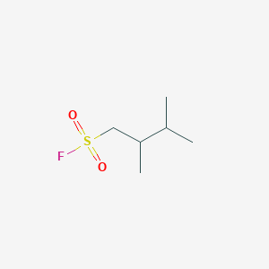 molecular formula C6H13FO2S B13082916 2,3-Dimethylbutane-1-sulfonyl fluoride 