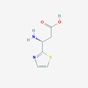 (3R)-3-amino-3-(1,3-thiazol-2-yl)propanoic acid