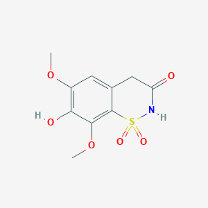 7-Hydroxy-6,8-dimethoxy-3,4-dihydro-2H-1,2-benzothiazine-1,1,3-trione