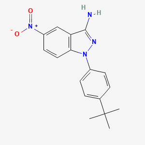 1-(4-(tert-Butyl)phenyl)-5-nitro-1H-indazol-3-amine