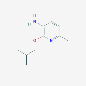 6-Methyl-2-(2-methylpropoxy)pyridin-3-amine