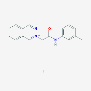 2-(2-((2,3-Dimethylphenyl)amino)-2-oxoethyl)phthalazin-2-ium iodide