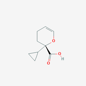 (2S)-2-Cyclopropyl-3,4-dihydro-2H-pyran-2-carboxylic acid