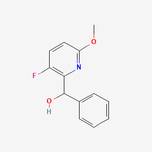 (3-Fluoro-6-methoxypyridin-2-yl)(phenyl)methanol