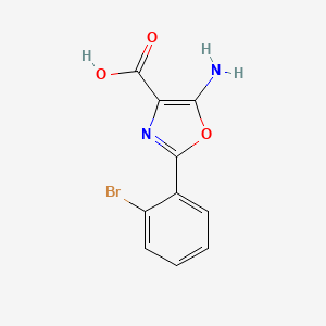 5-Amino-2-(2-bromophenyl)-1,3-oxazole-4-carboxylic acid