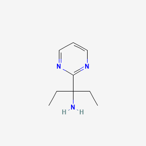 3-(Pyrimidin-2-yl)pentan-3-amine