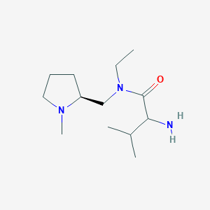 2-amino-N-ethyl-3-methyl-N-[[(2S)-1-methylpyrrolidin-2-yl]methyl]butanamide