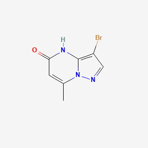 3-Bromo-7-methyl-4H,5H-pyrazolo[1,5-a]pyrimidin-5-one