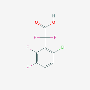 2-(6-Chloro-2,3-difluorophenyl)-2,2-difluoroacetic acid