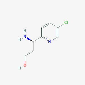 (3R)-3-Amino-3-(5-chloro(2-pyridyl))propan-1-OL