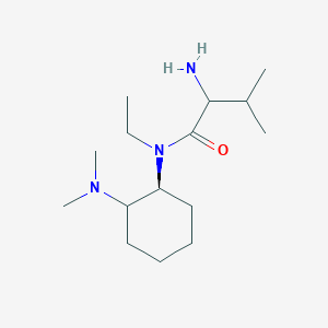 2-amino-N-[(1S)-2-(dimethylamino)cyclohexyl]-N-ethyl-3-methylbutanamide