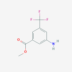 molecular formula C9H8F3NO2 B1308324 3-氨基-5-(三氟甲基)苯甲酸甲酯 CAS No. 22235-25-2