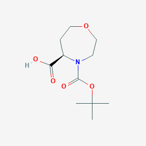 (5R)-4-tert-Butoxycarbonyl-1,4-oxazepane-5-carboxylic acid