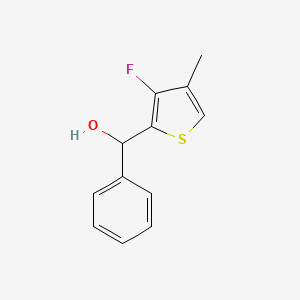 (3-Fluoro-4-methylthiophen-2-yl)(phenyl)methanol