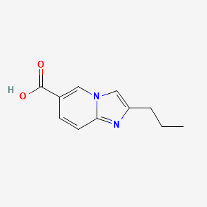 2-Propylimidazo[1,2-a]pyridine-6-carboxylic acid