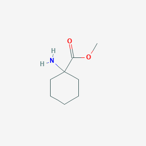 molecular formula C8H15NO2 B1308332 Methyl 1-aminocyclohexane-1-carboxylate CAS No. 4507-57-7