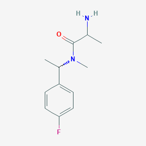 2-amino-N-[(1S)-1-(4-fluorophenyl)ethyl]-N-methylpropanamide