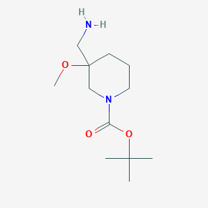 tert-Butyl 3-(aminomethyl)-3-methoxypiperidine-1-carboxylate