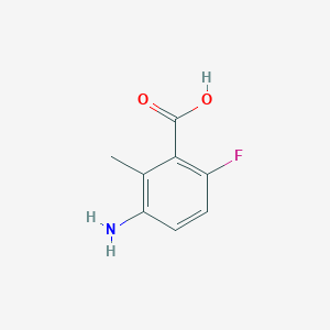 3-Amino-6-fluoro-2-methylbenzoic acid