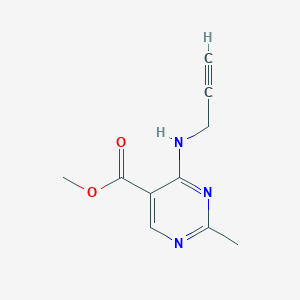 Methyl 2-methyl-4-[(prop-2-yn-1-yl)amino]pyrimidine-5-carboxylate