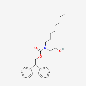 (9H-Fluoren-9-yl)methyl (2-hydroxyethyl)(nonyl)carbamate