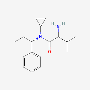 2-Amino-N-cyclopropyl-3-methyl-N-((S)-1-phenylpropyl)butanamide