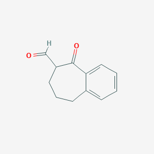 5-oxo-6,7,8,9-tetrahydro-5H-benzo[7]annulene-6-carbaldehyde