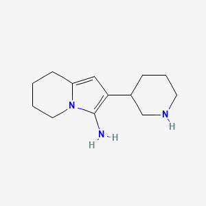 2-(Piperidin-3-yl)-5,6,7,8-tetrahydroindolizin-3-amine