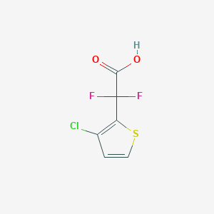 2-(3-Chlorothiophen-2-yl)-2,2-difluoroacetic acid