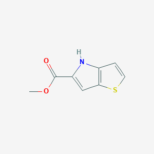 molecular formula C8H7NO2S B1308348 甲基 4H-噻吩并[3,2-b]吡咯-5-羧酸酯 CAS No. 82782-85-2
