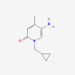 5-Amino-1-(cyclopropylmethyl)-4-methyl-1,2-dihydropyridin-2-one