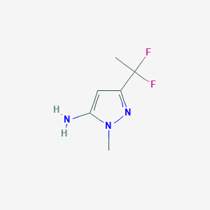 3-(1,1-Difluoroethyl)-1-methyl-1H-pyrazol-5-amine