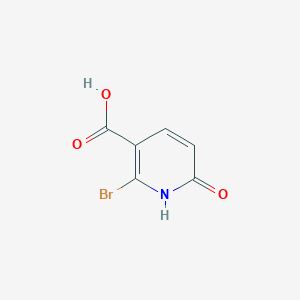 molecular formula C6H4BrNO3 B13083542 2-Bromo-6-hydroxynicotinic acid 