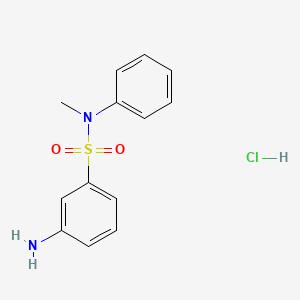 3-amino-N-methyl-N-phenylbenzenesulfonamide hydrochloride