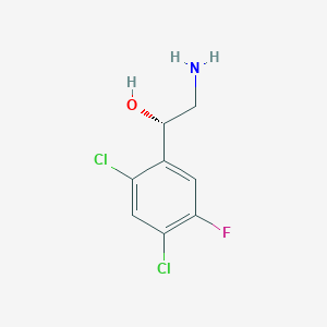 (1S)-2-amino-1-(2,4-dichloro-5-fluorophenyl)ethan-1-ol