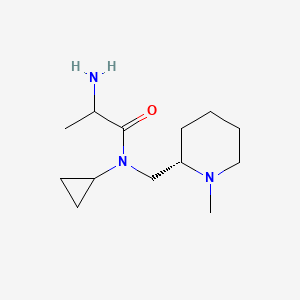 2-Amino-N-cyclopropyl-N-(((S)-1-methylpiperidin-2-yl)methyl)propanamide