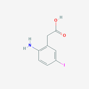 2-(2-Amino-5-iodophenyl)acetic acid