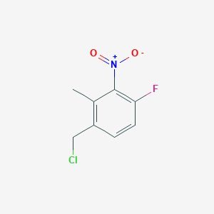 1-(Chloromethyl)-4-fluoro-2-methyl-3-nitrobenzene