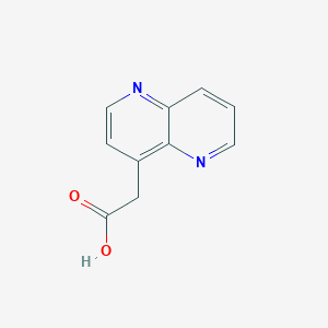 2-(1,5-Naphthyridin-4-YL)acetic acid