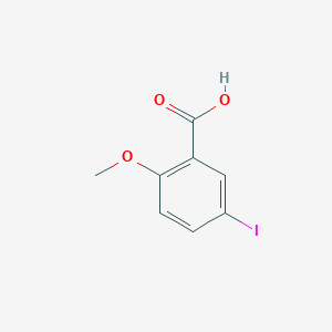 molecular formula C8H7IO3 B1308377 5-碘-2-甲氧基苯甲酸 CAS No. 2786-00-7