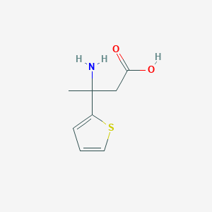 3-Amino-3-(thiophen-2-YL)butanoic acid