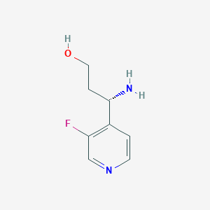 (3S)-3-Amino-3-(3-fluoro(4-pyridyl))propan-1-OL