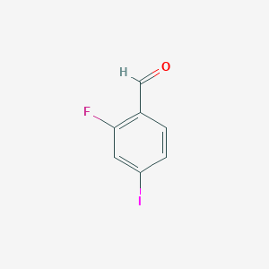 B1308380 2-Fluoro-4-iodobenzaldehyde CAS No. 699016-40-5