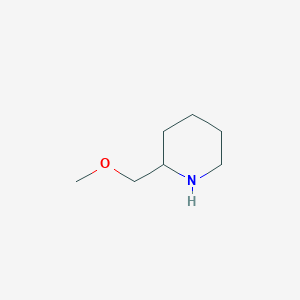 molecular formula C7H15NO B1308381 2-(Methoxymethyl)piperidine CAS No. 104678-13-9